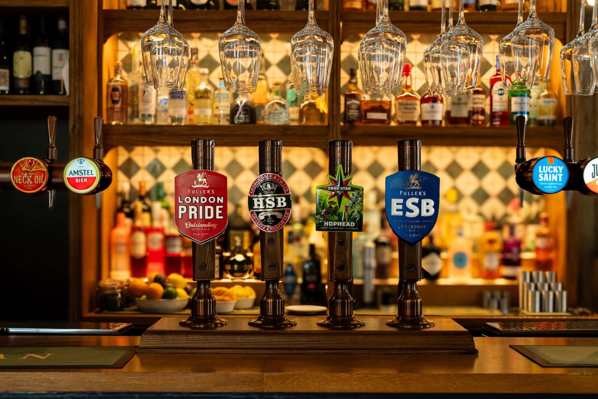 Swan Arundel Bar - Beer Pumps
